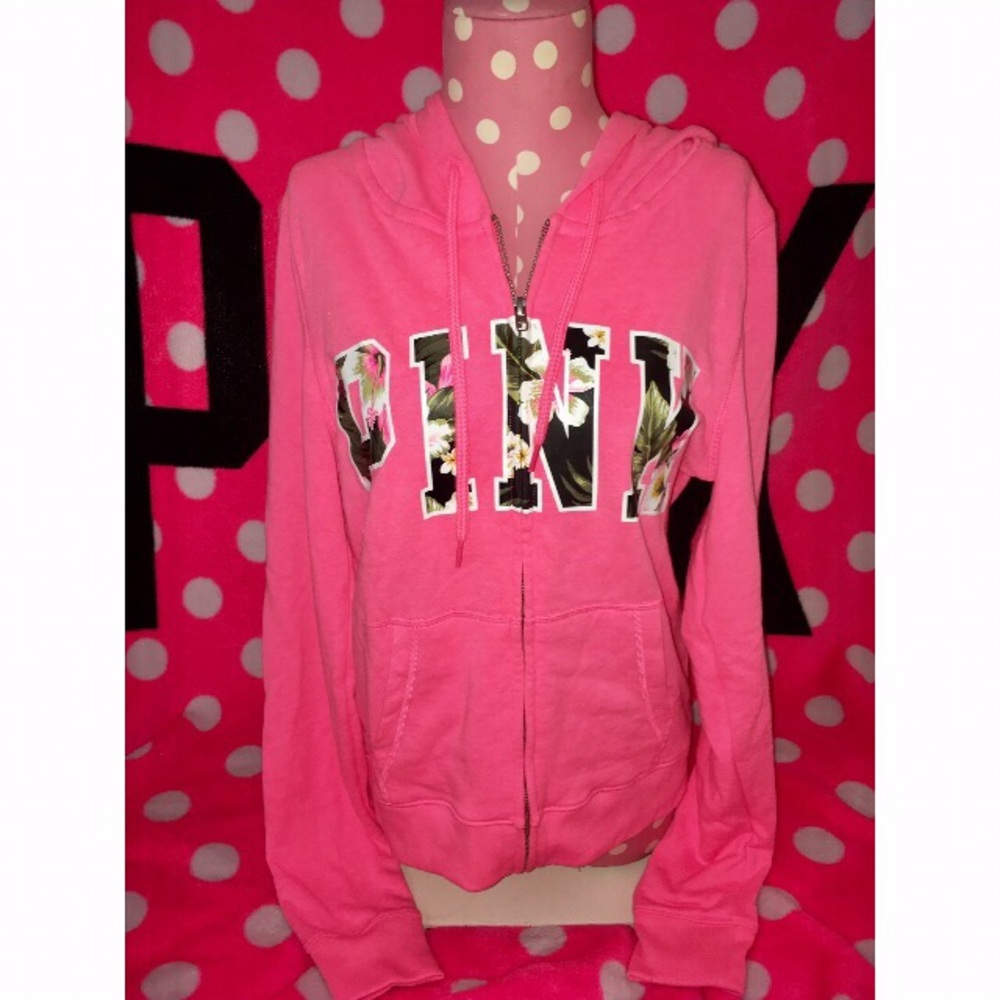Victoria’s Secret PINK Tropical hoodie NWT M